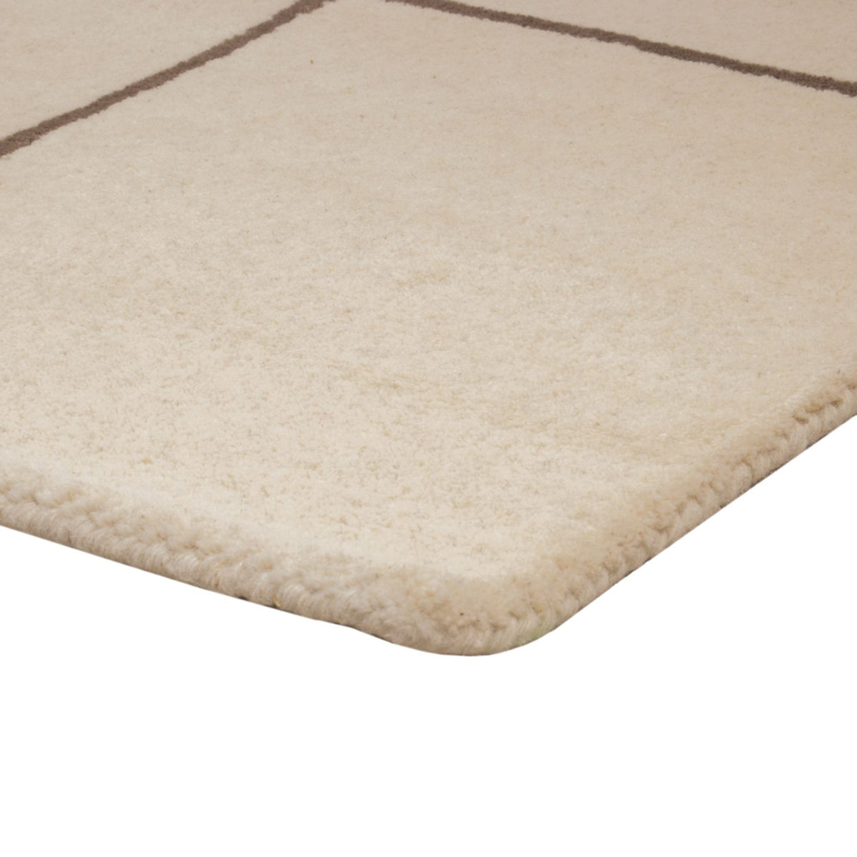 Tapis en laine - 200 x 140 cm - beige
