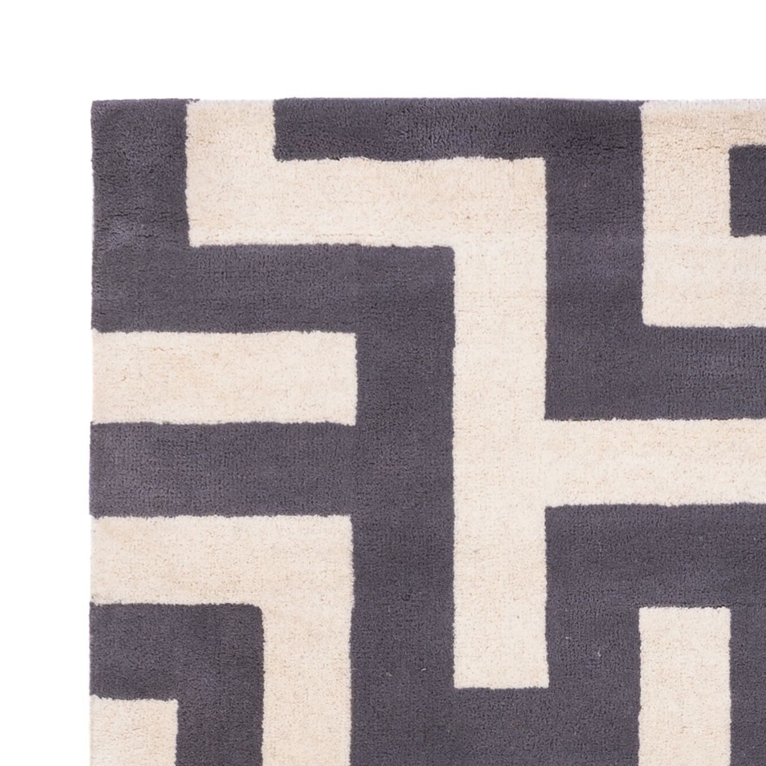 Tapis design - 200 x 140 cm - gris