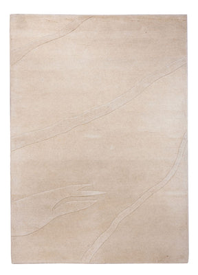 Tapis en laine - 200 x 140 cm - beige