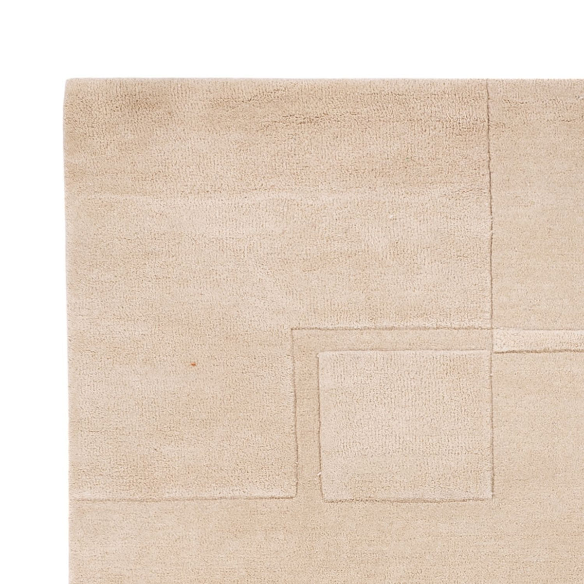 Tapis en laine - 200 x 140 cm - beige