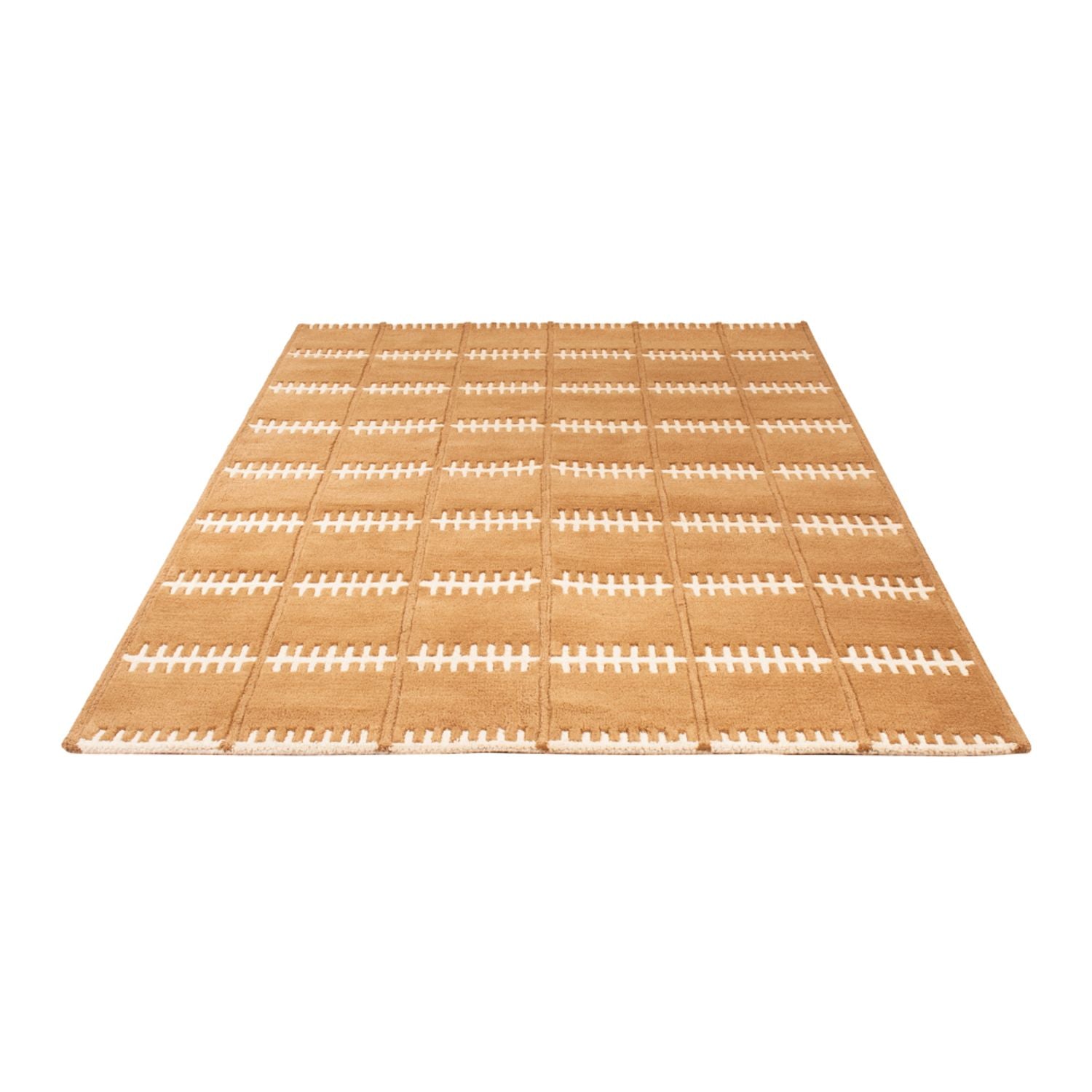 Tapis en laine - 200 x 140 cm - marron