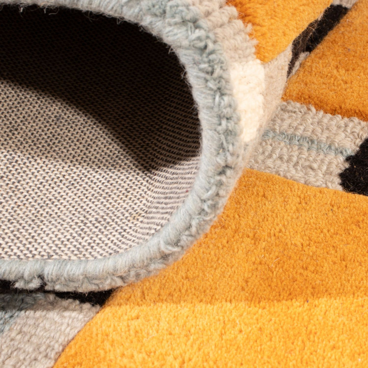 Tapis design - 200 x 140 cm - or