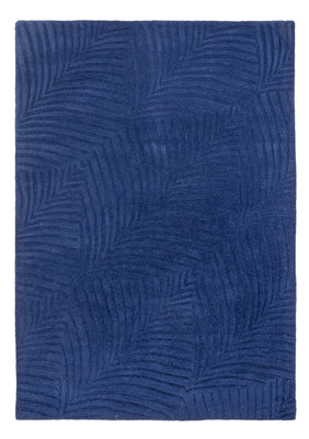 Tapis en laine - 200 x 140 cm - bleu