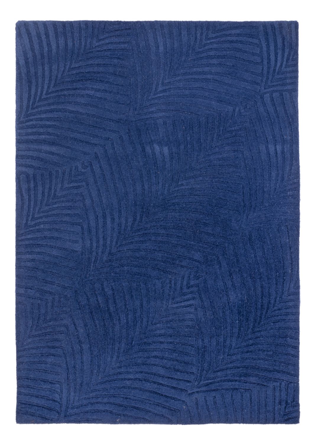 Tapis en laine - 200 x 140 cm - bleu