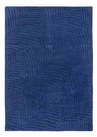 Tapis en laine - 200 x 140 cm - bleu