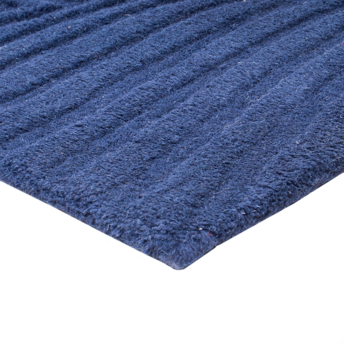 Tapis en laine - 200 x 140 cm - bleu