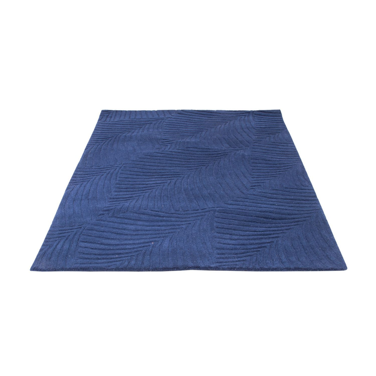 Tapis en laine - 200 x 140 cm - bleu
