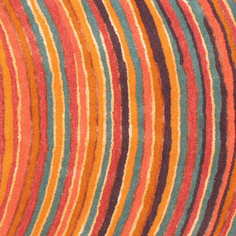Tapis design ovale  - 200 x 140 cm - multicolore