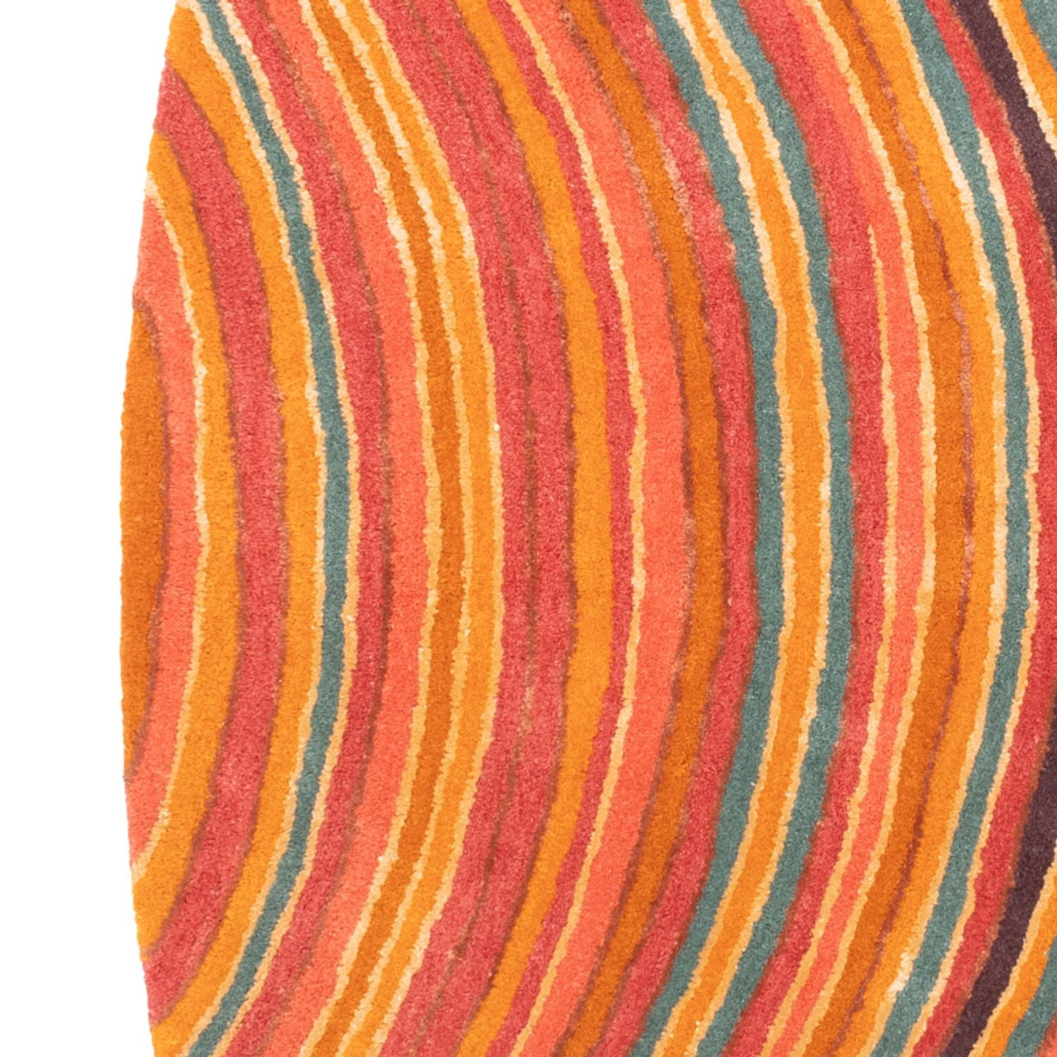 Tapis design ovale  - 200 x 140 cm - multicolore