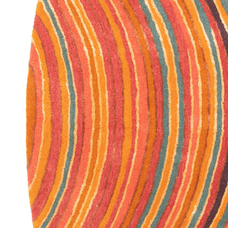 Tapis design ovale  - 200 x 140 cm - multicolore