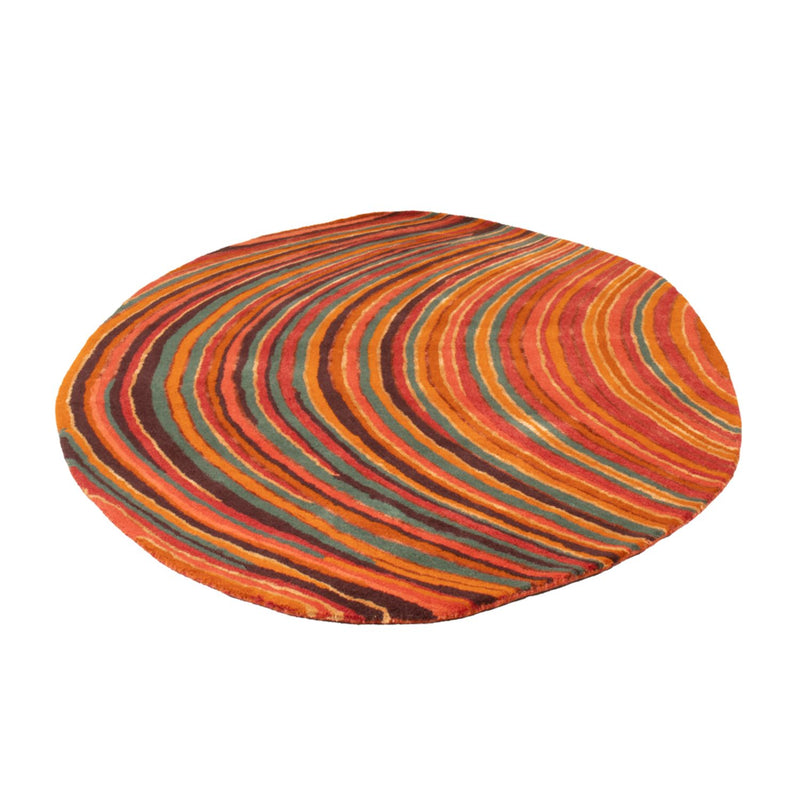 Tapis design ovale  - 200 x 140 cm - multicolore