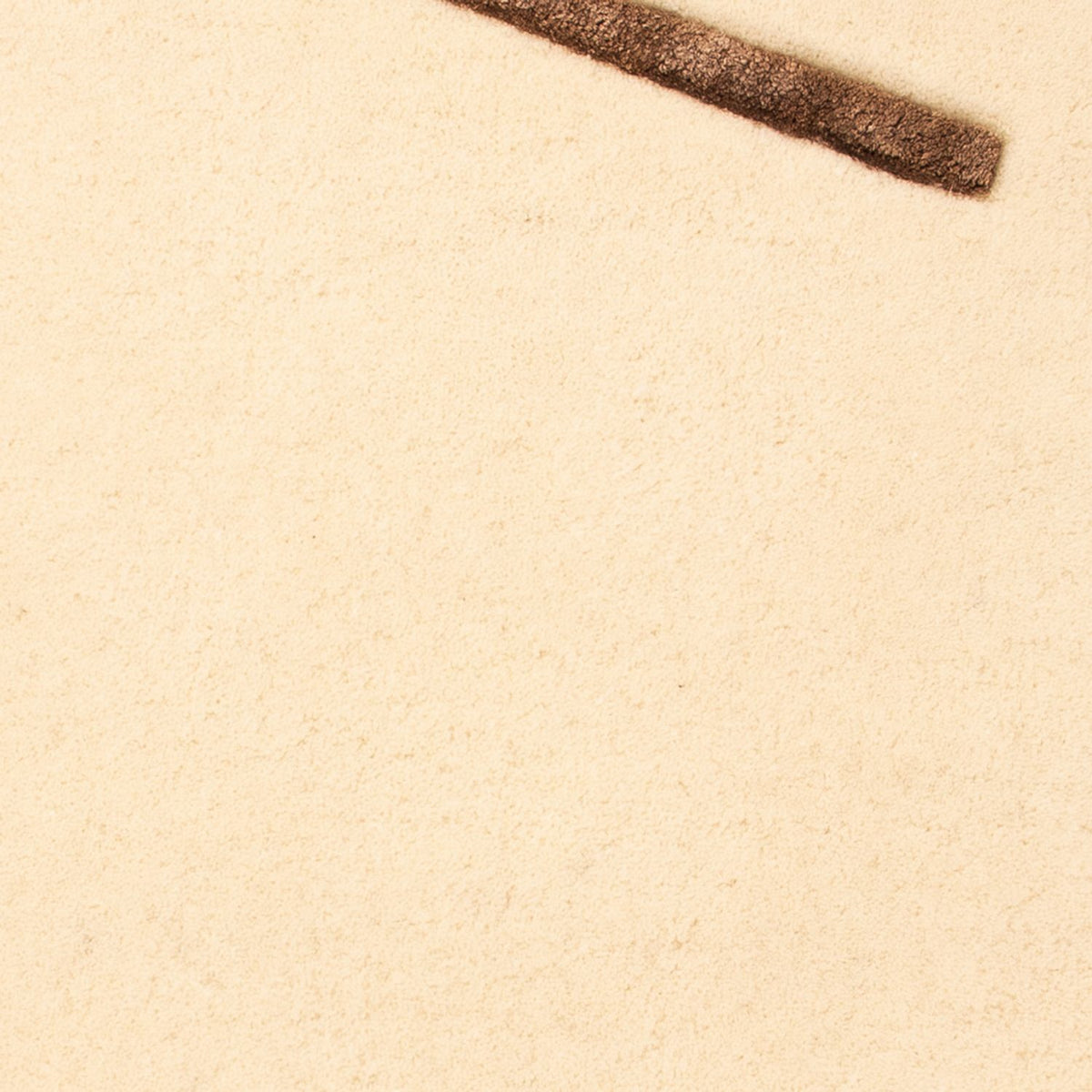 Tapis design - 90 x 60 cm - crème