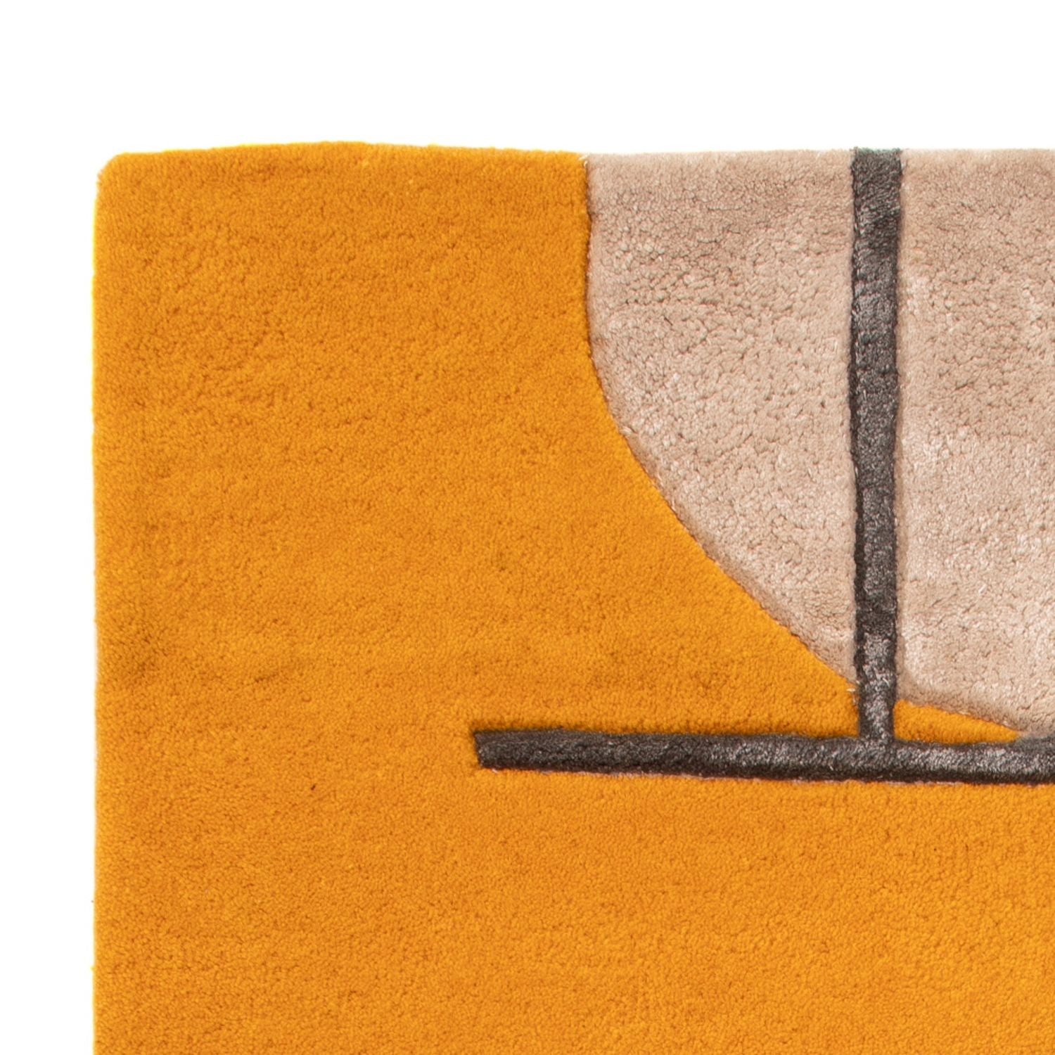 Tapis design - 90 x 60 cm - or