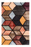 Tapis design - 90 x 60 cm - multicolore