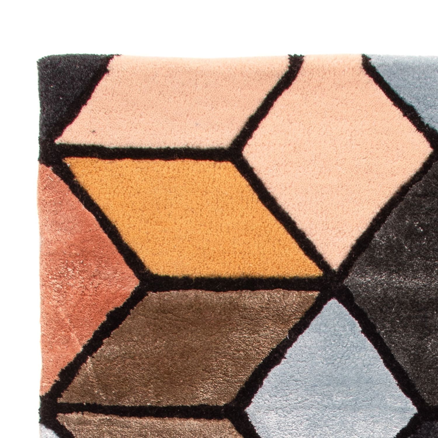 Tapis design - 90 x 60 cm - multicolore