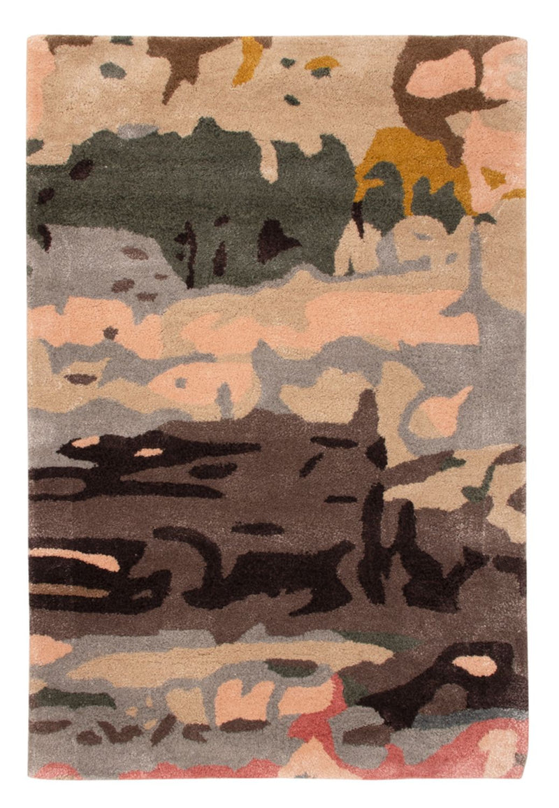 Tapis design - 90 x 60 cm - multicolore