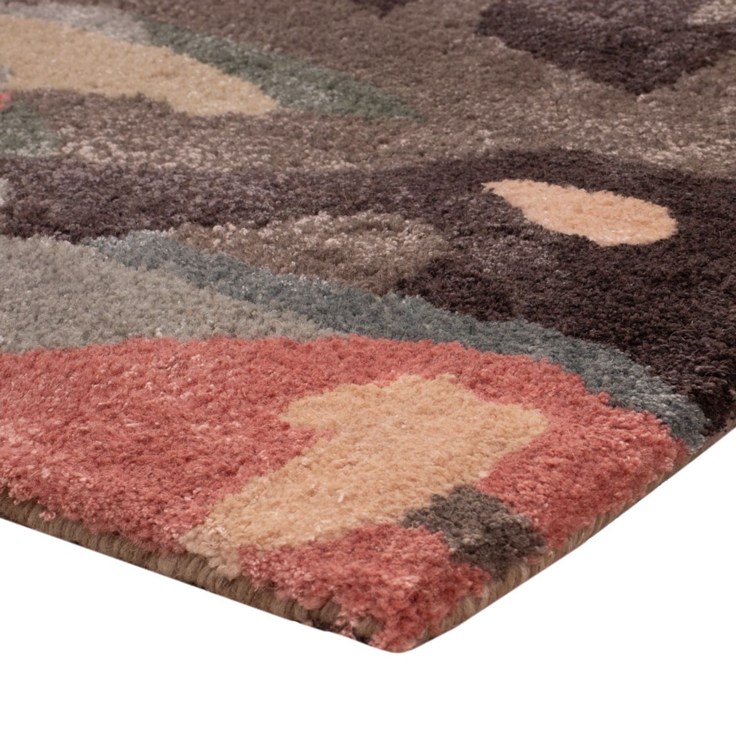 Tapis design - 90 x 60 cm - multicolore