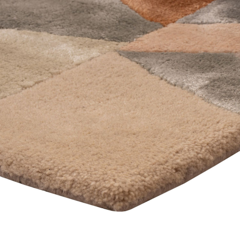 Tapis design - 90 x 60 cm - multicolore