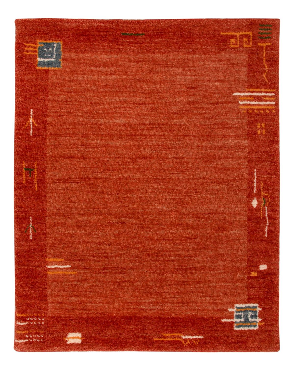Tapis Gabbeh - Softy - 90 x 60 cm - rouge