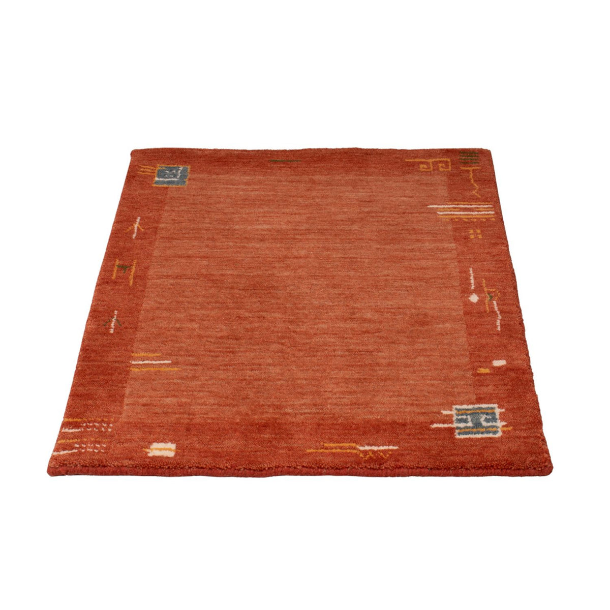 Tapis Gabbeh - Softy - 90 x 60 cm - rouge