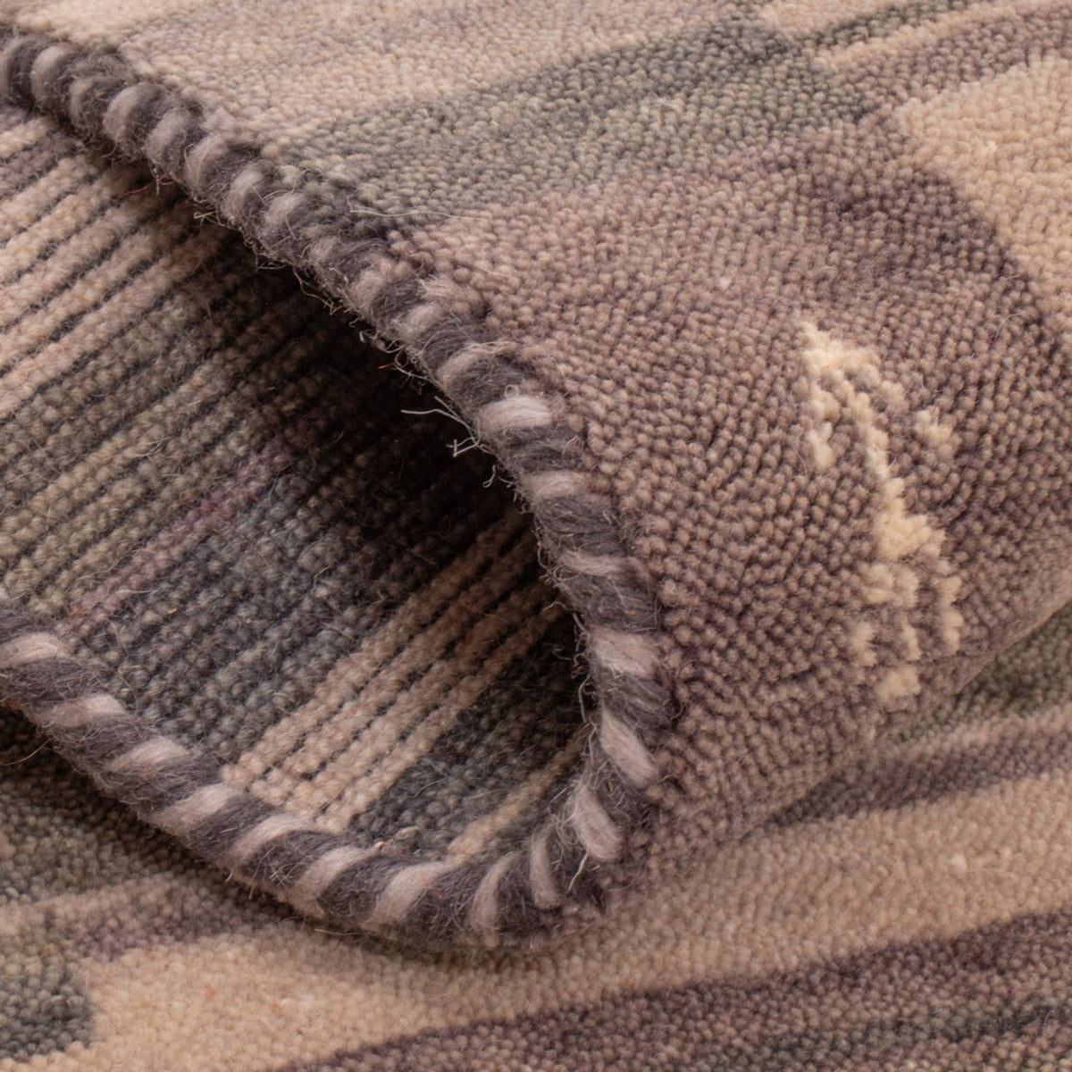 Tapis Gabbeh - Softy - 90 x 60 cm - argent