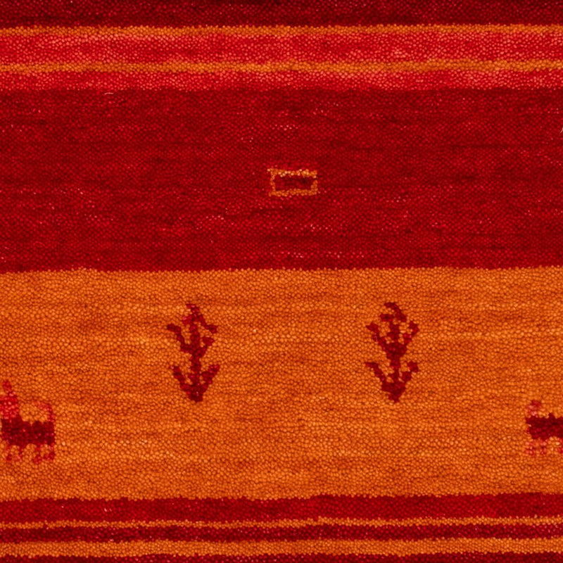 Tapis Gabbeh - Softy - 90 x 60 cm - rouge