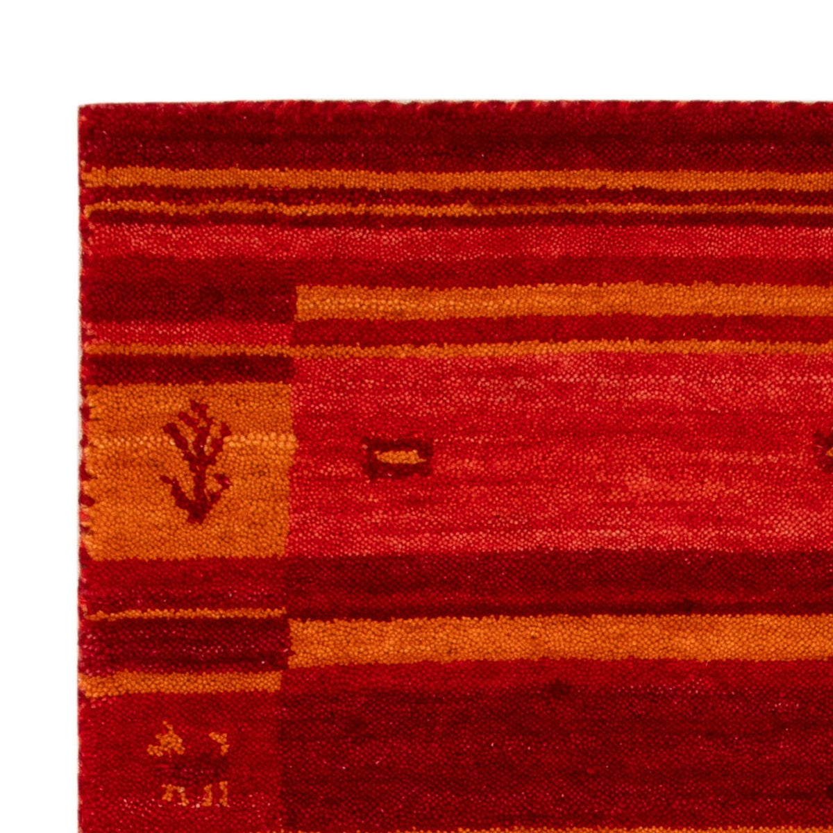 Tapis Gabbeh - Softy - 90 x 60 cm - rouge