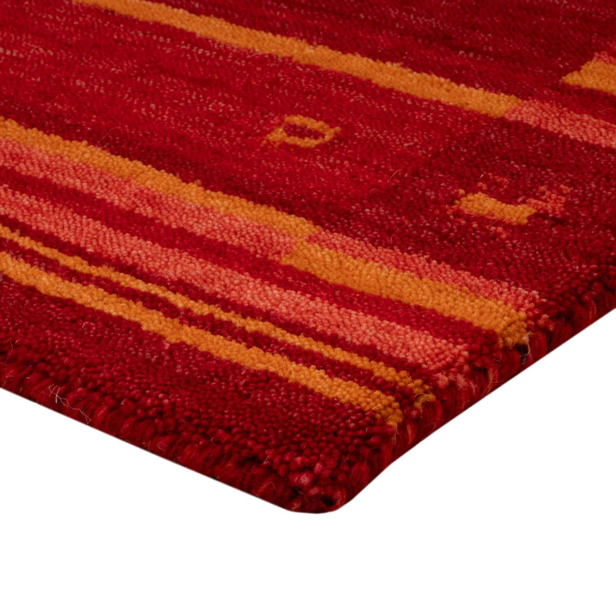 Tapis Gabbeh - Softy - 90 x 60 cm - rouge
