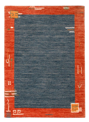 Tapis Gabbeh - Softy - 90 x 60 cm - bleu