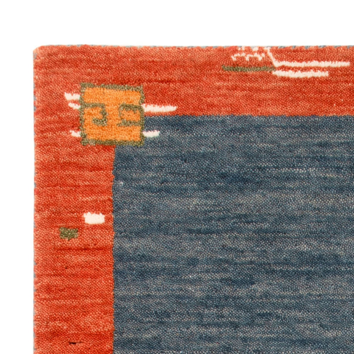 Tapis Gabbeh - Softy - 90 x 60 cm - bleu