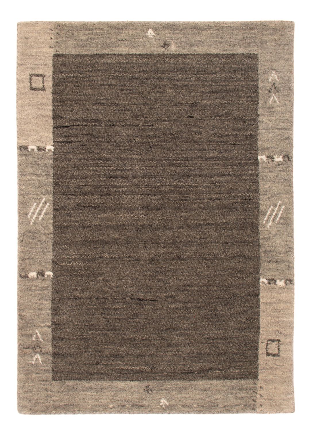 Tapis Gabbeh - Softy - 90 x 60 cm - gris