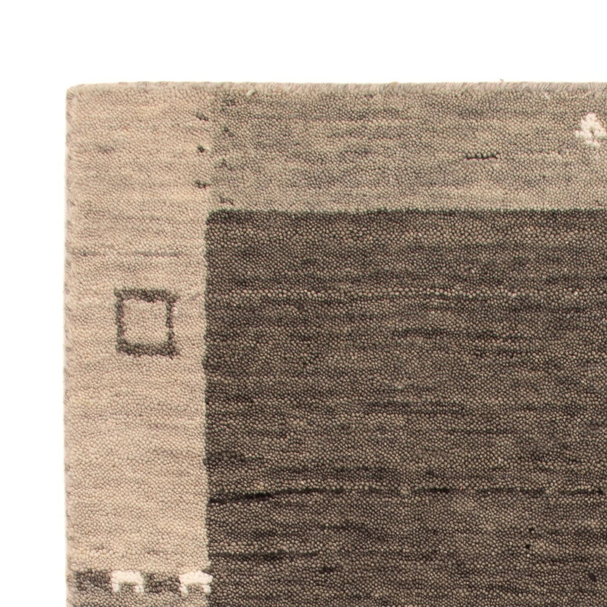 Tapis Gabbeh - Softy - 90 x 60 cm - gris