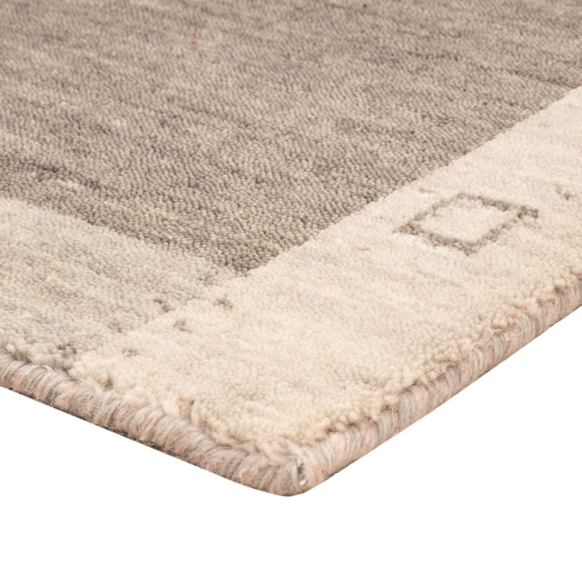Tapis Gabbeh - Softy - 90 x 60 cm - gris