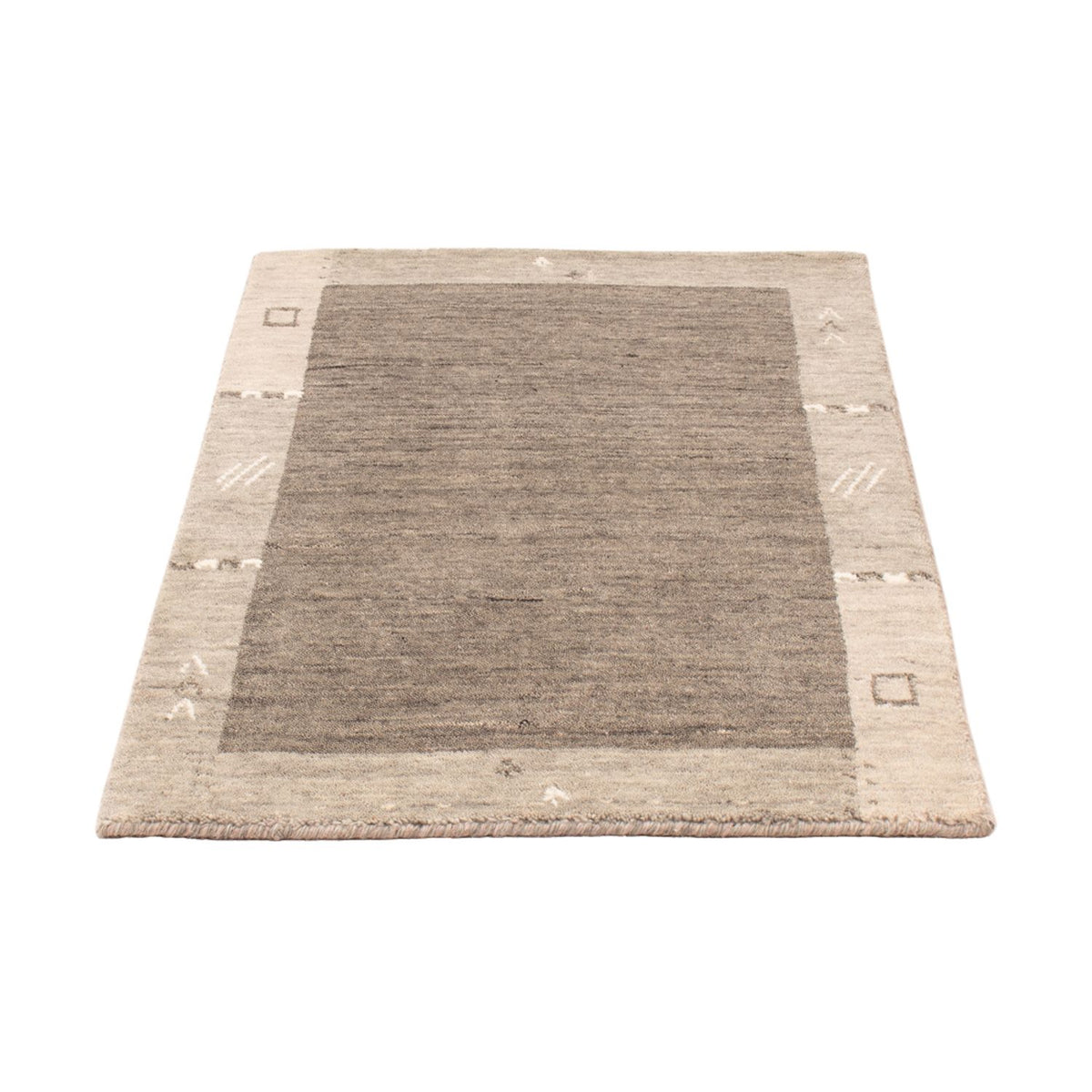 Tapis Gabbeh - Softy - 90 x 60 cm - gris