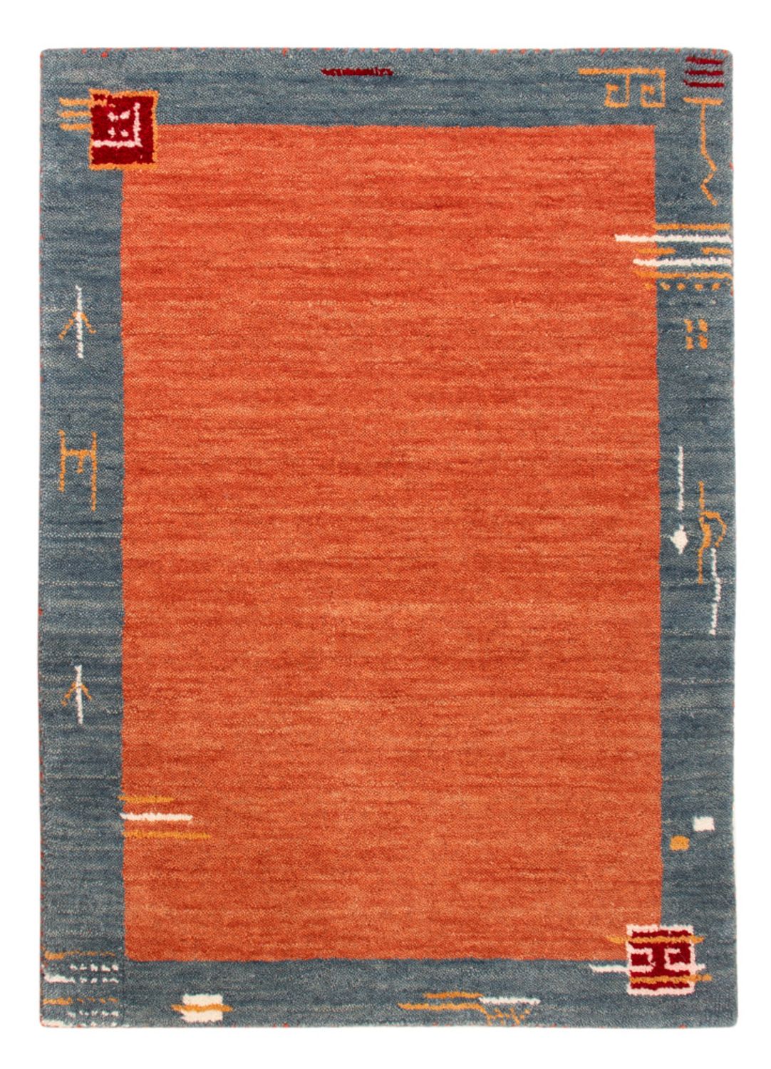 Tapis Gabbeh - Softy - 90 x 60 cm - rouge