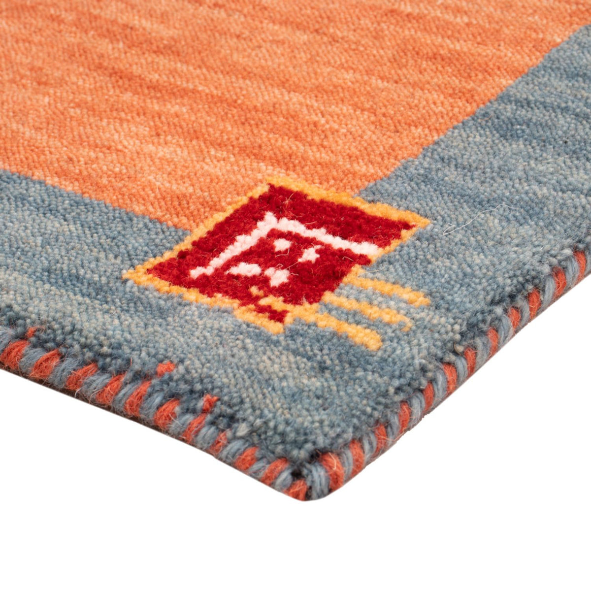 Tapis Gabbeh - Softy - 90 x 60 cm - rouge