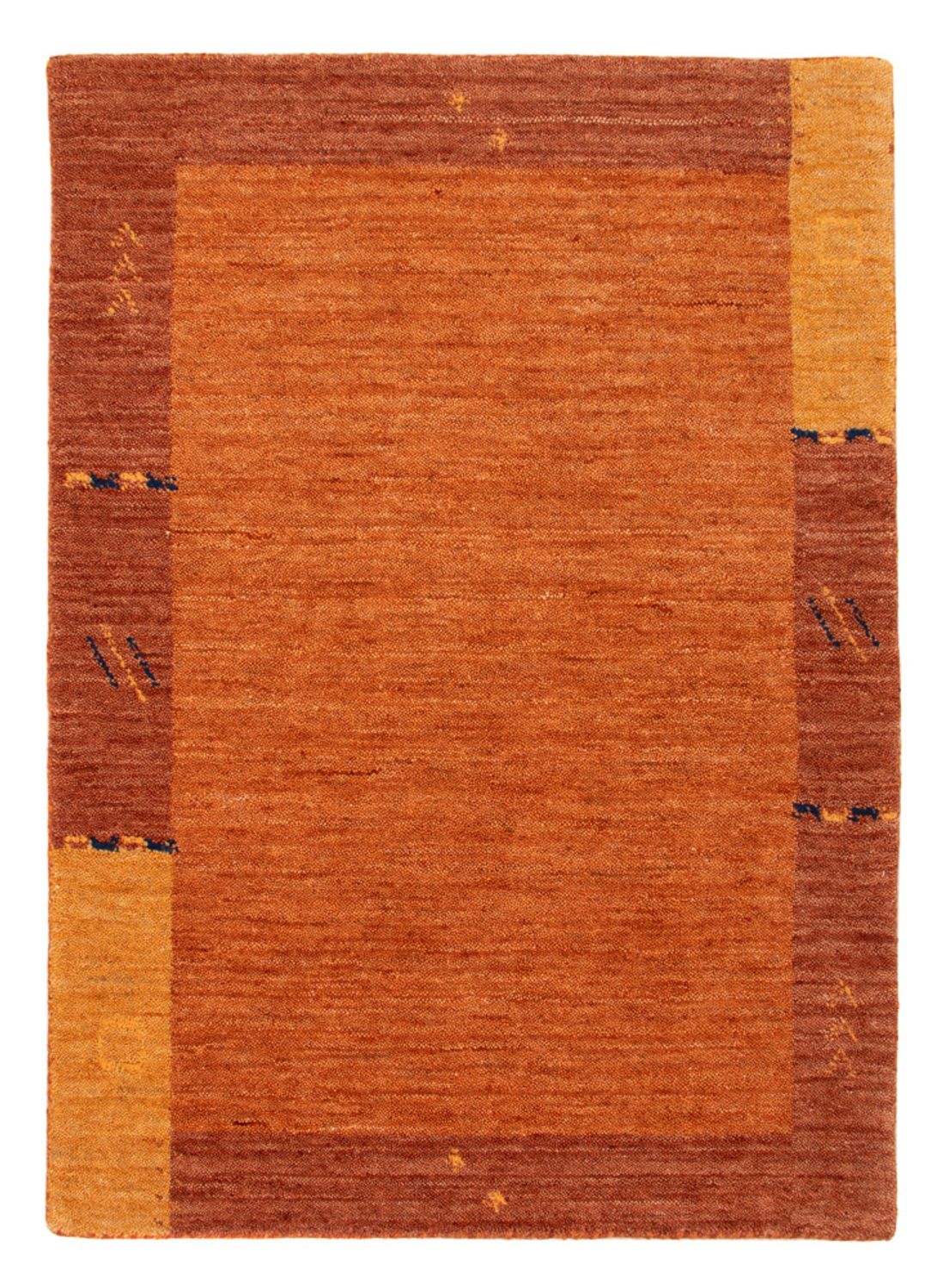Tapis Gabbeh - Softy - 90 x 60 cm - rouille