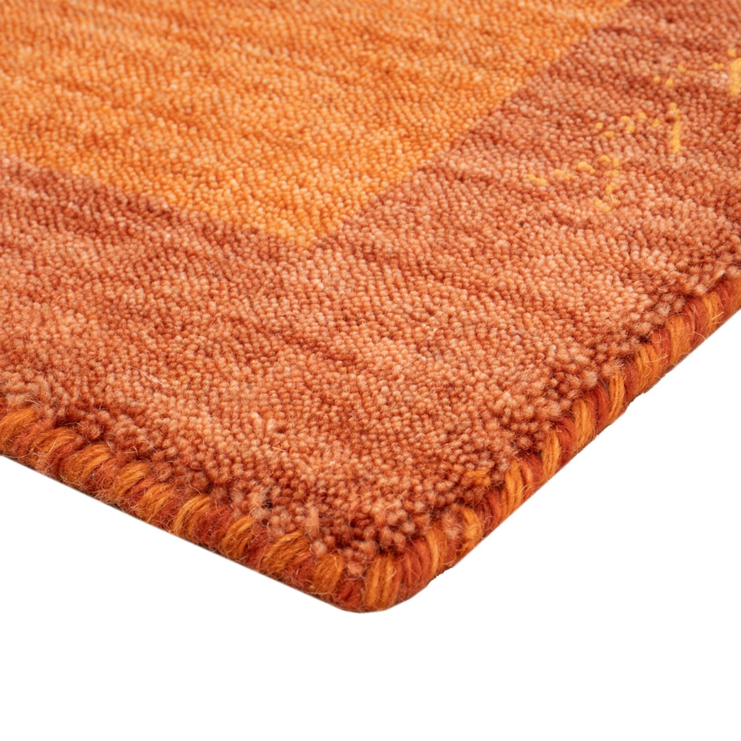 Tapis Gabbeh - Softy - 90 x 60 cm - rouille
