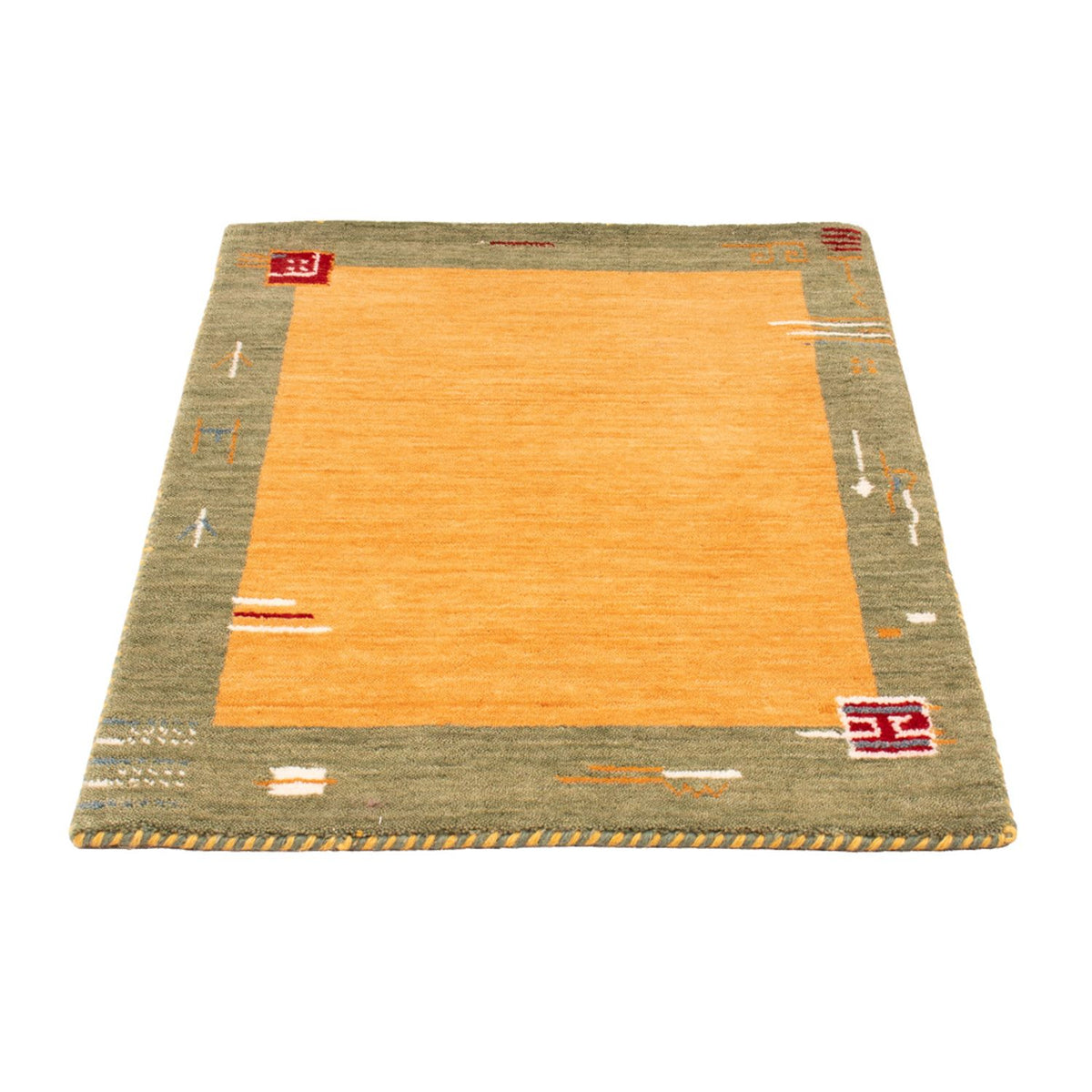 Tapis Gabbeh - Softy - 90 x 60 cm - orange