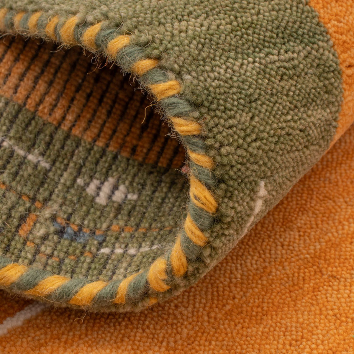 Tapis Gabbeh - Softy - 90 x 60 cm - orange