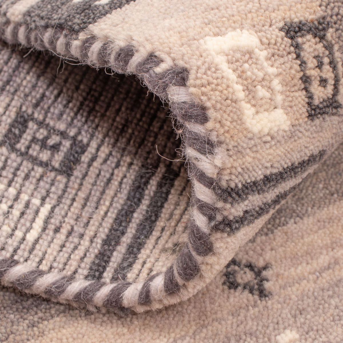 Tapis Gabbeh - Softy - 90 x 60 cm - gris