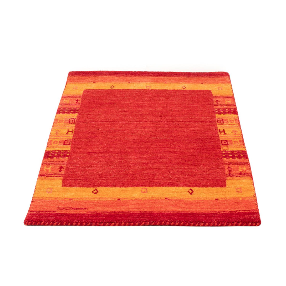 Tapis Gabbeh - Softy - 90 x 60 cm - rouge