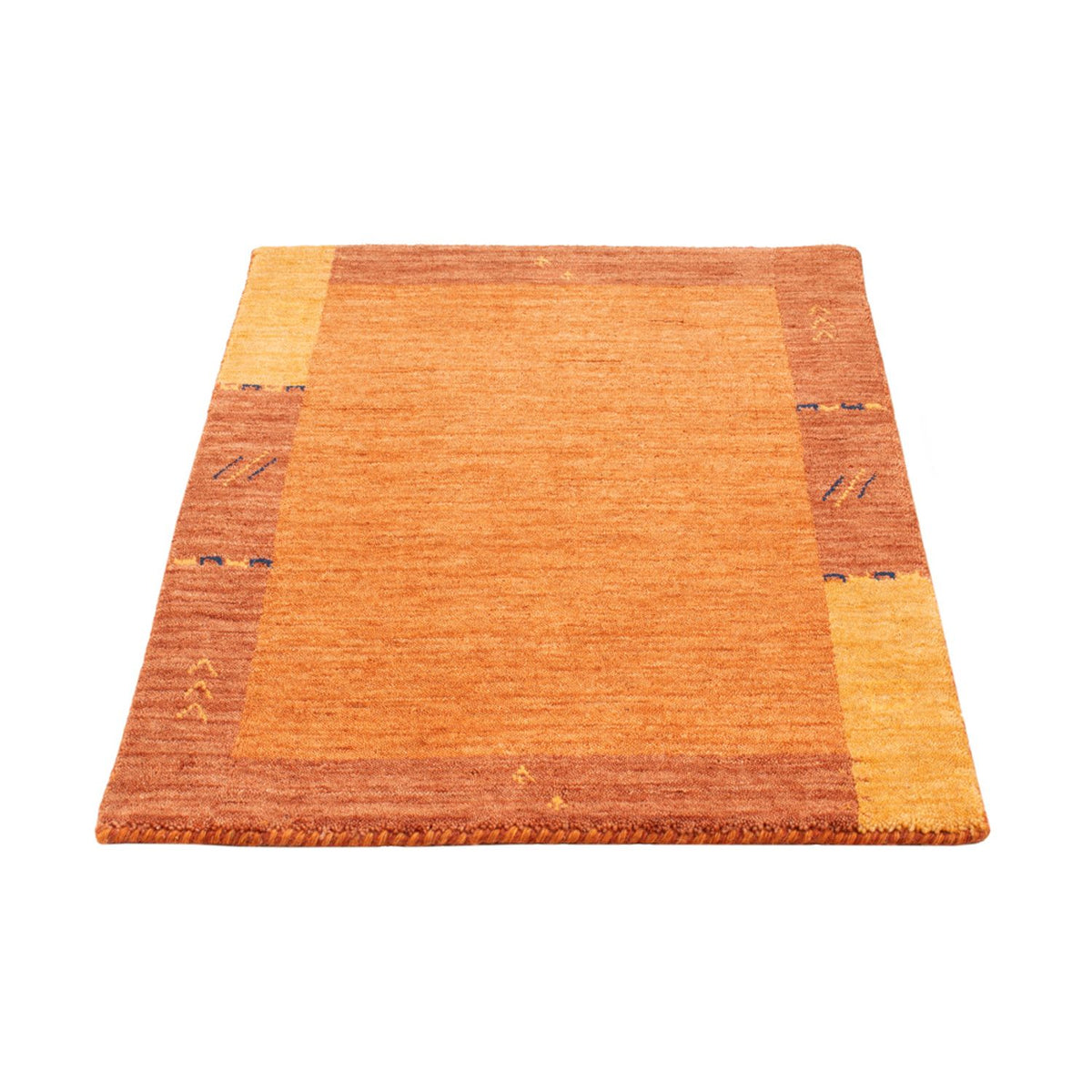 Tapis Gabbeh - Softy - 90 x 60 cm - rouille