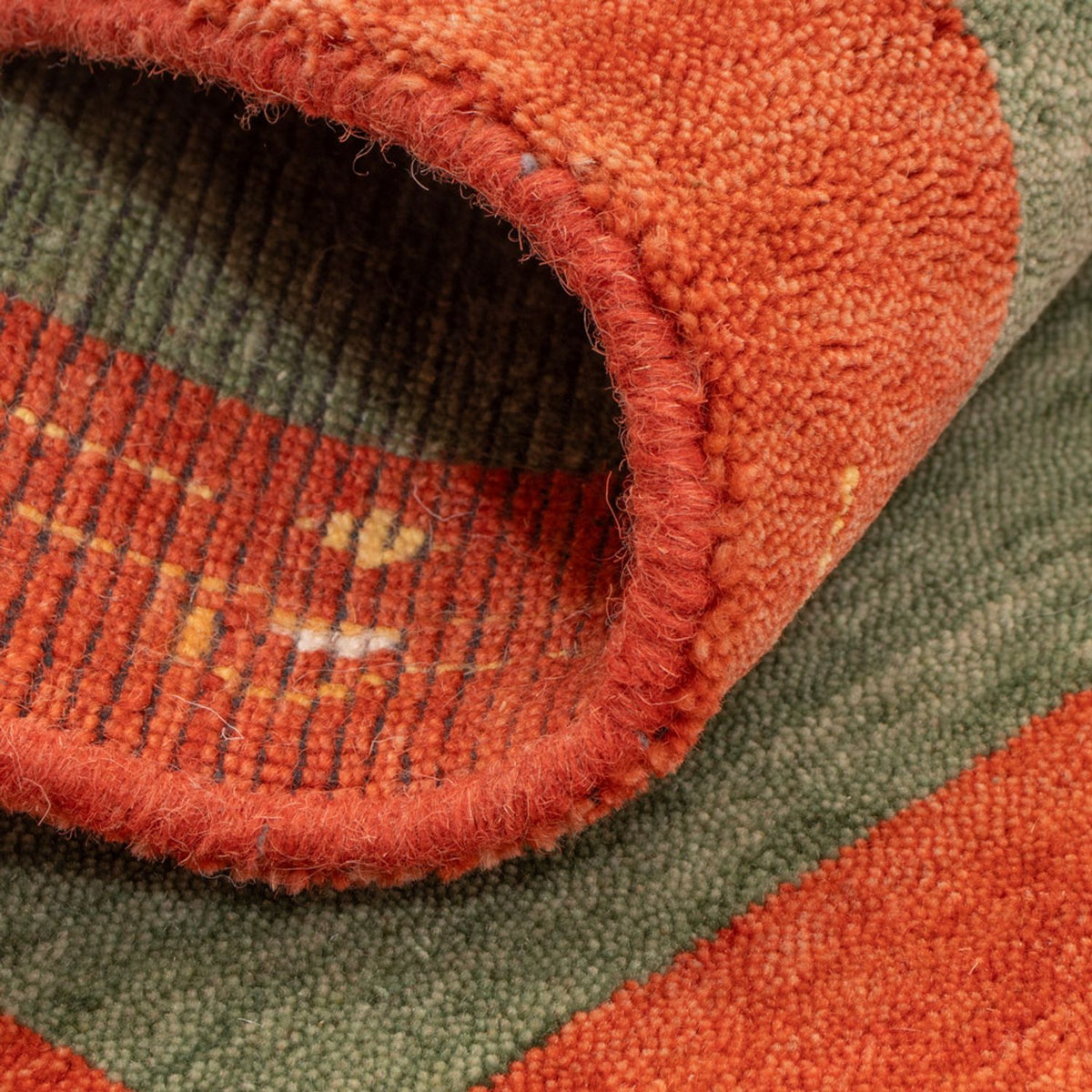 Tapis Gabbeh - Softy - 90 x 60 cm - vert