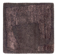Tapis design carré  - 30 x 30 cm - anthracite
