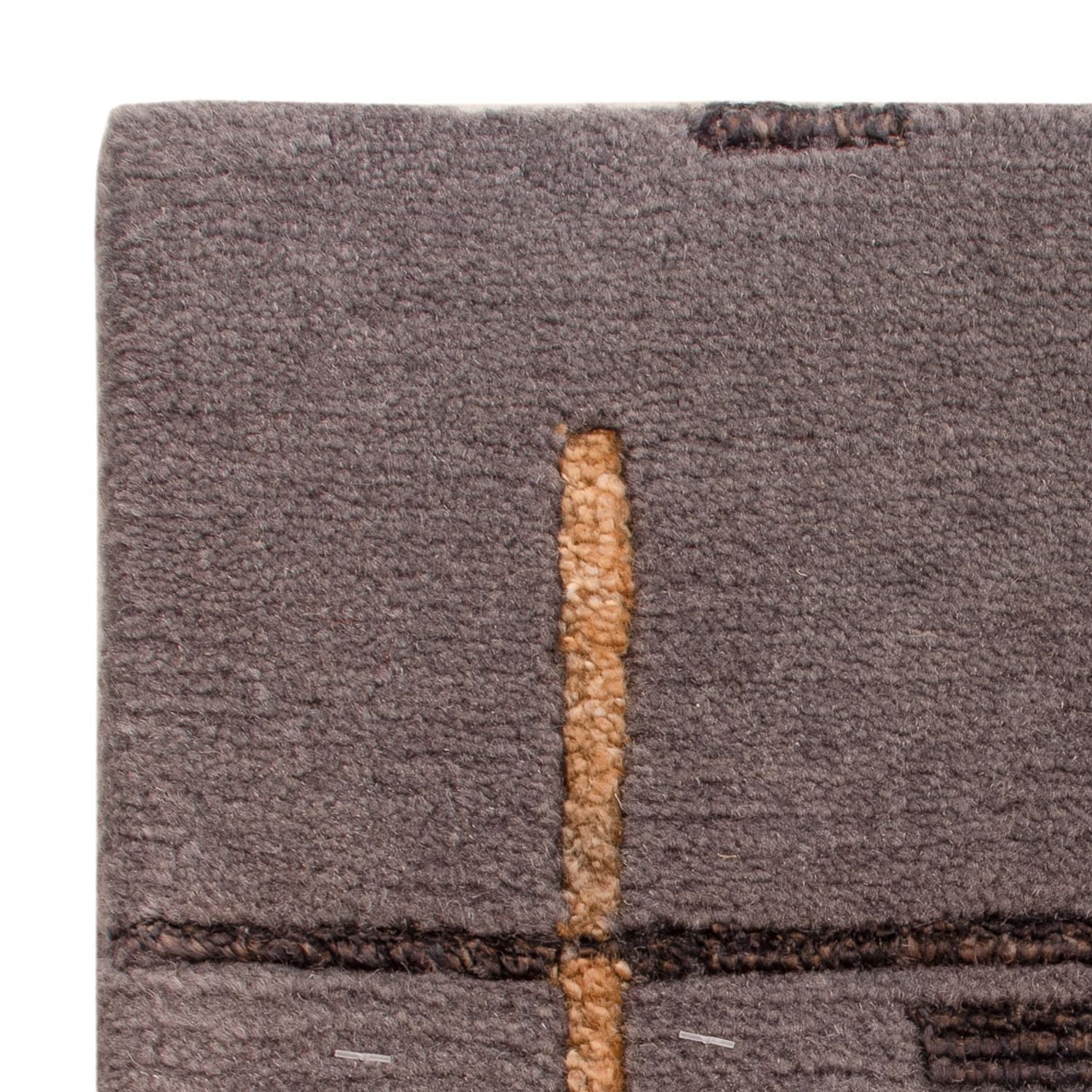 Tapis design carré  - 30 x 30 cm - gris