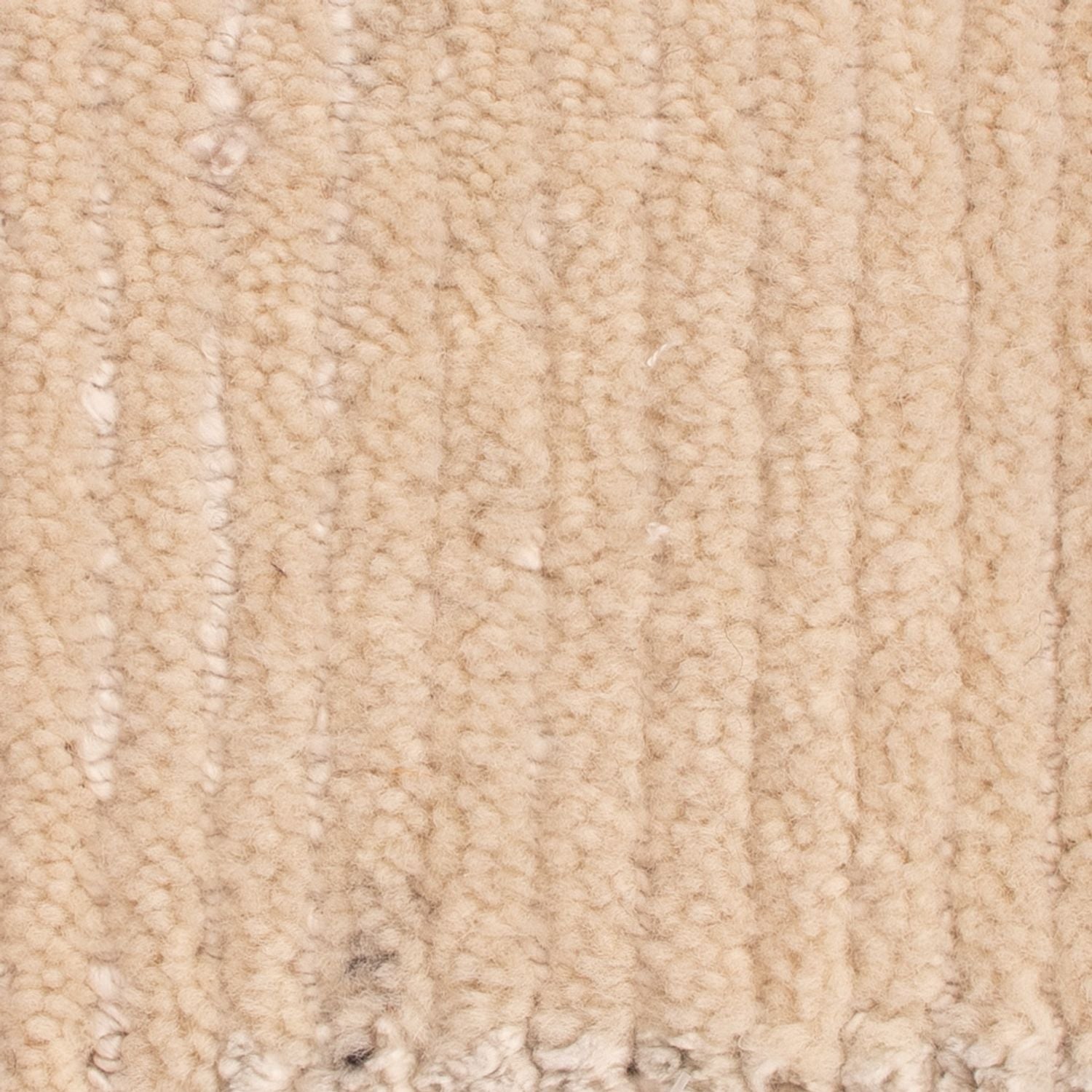 Tapis design carré  - 30 x 30 cm - blanc naturel