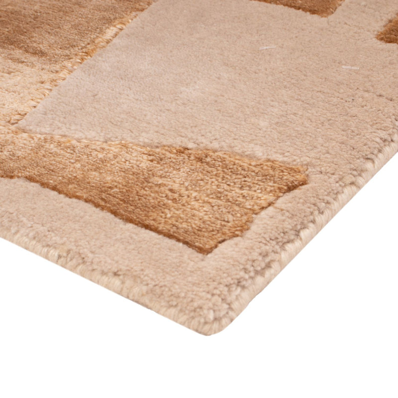 Tapis design carré  - 30 x 30 cm - or scala