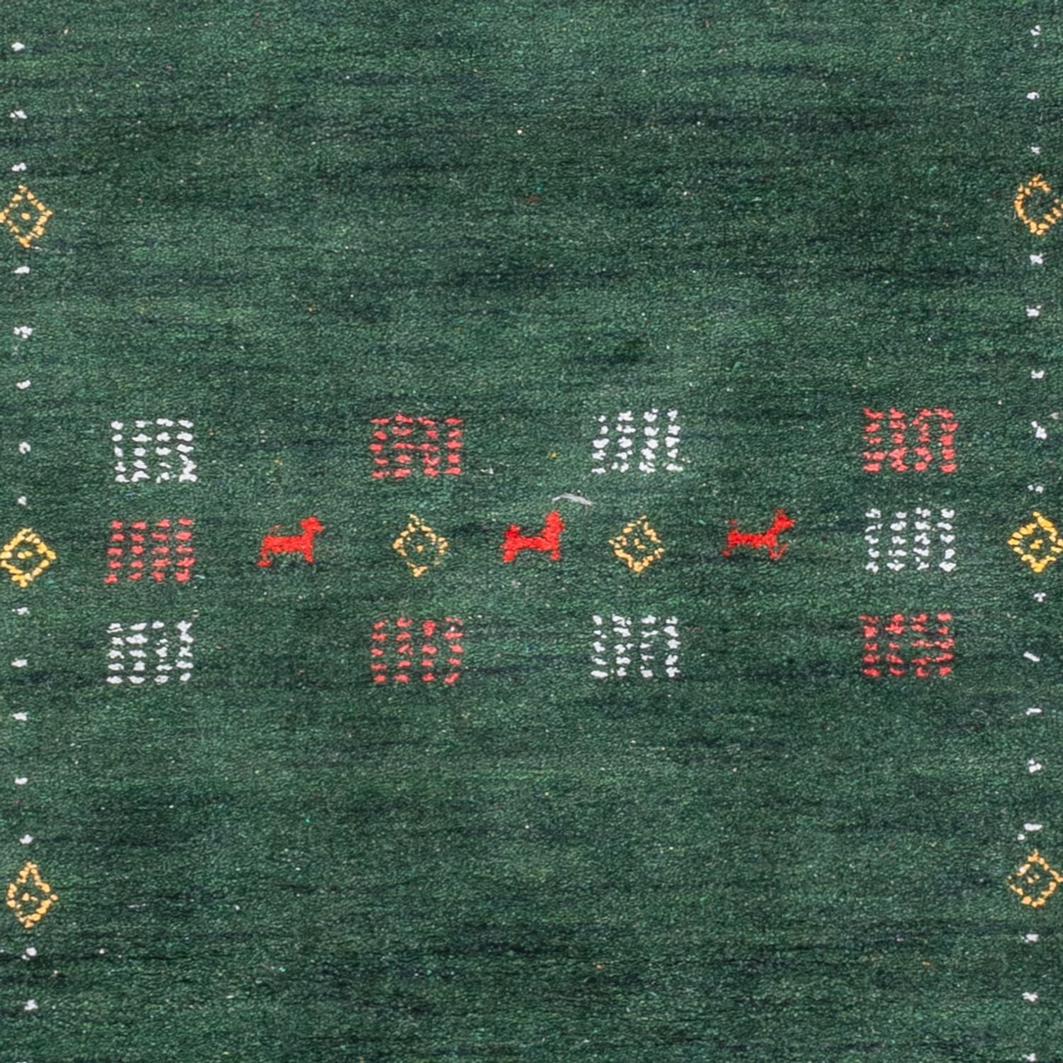 Tapis de couloir Tapis Gabbeh - Softy - 300 x 80 cm - vert