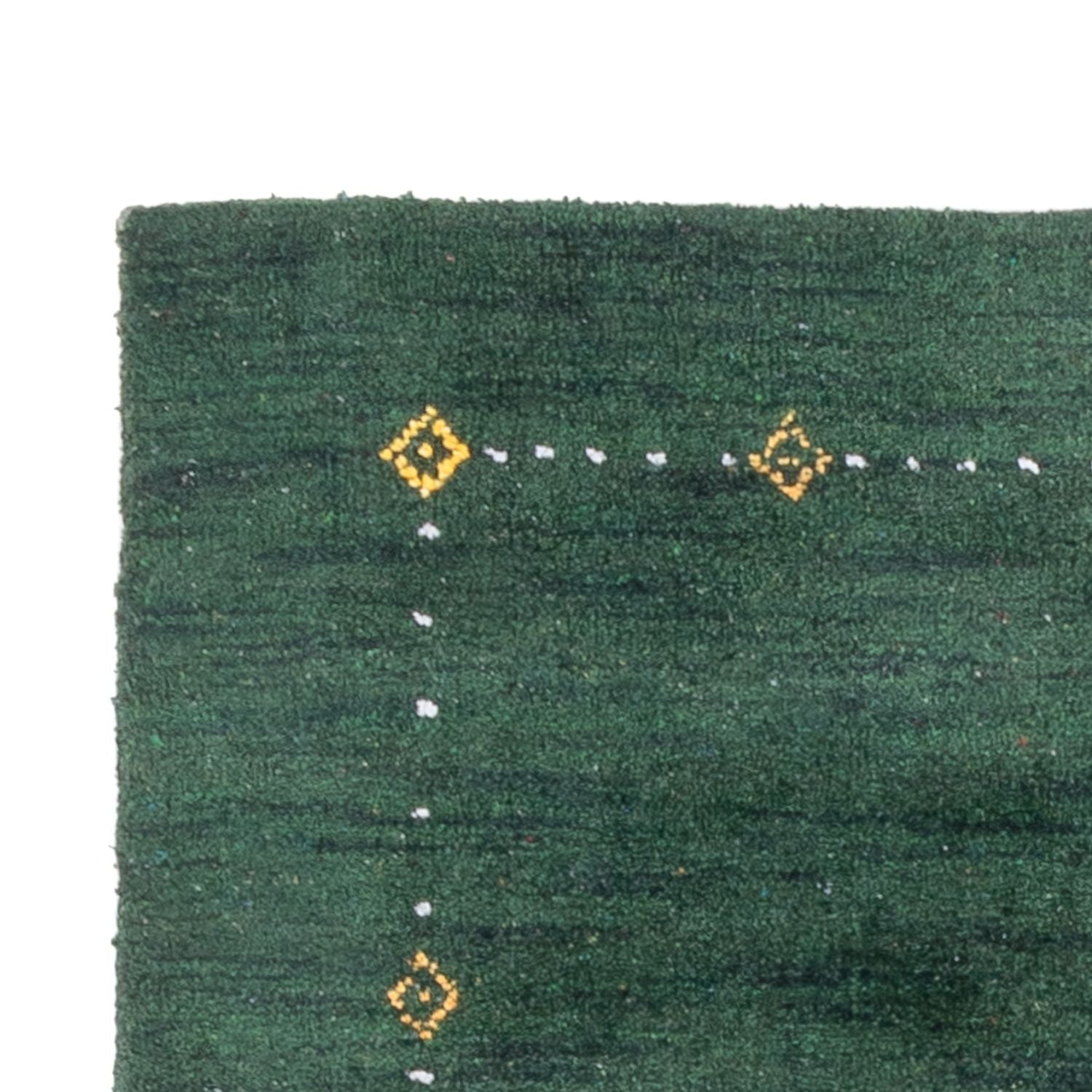 Tapis de couloir Tapis Gabbeh - Softy - 300 x 80 cm - vert